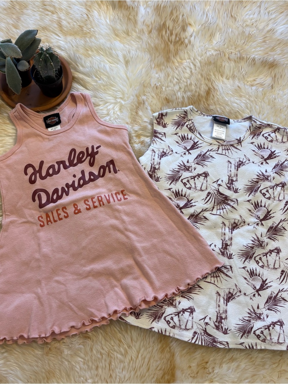 2T/3T toddlers bundle! Harley-Davidson Pink Graphic Sleeveless Tank Top